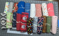New Fabric Variety Box. 20+ Yards Assorted Cotton Fabric Pieces. No Scraps R109