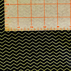 3 YARDS NEW CHEVRON PRINT Fabric Green and Black Quilting Crafts Home Decor