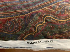 Vintage Ralph Lauren Paisley Fabric 52″ x 3 Yards