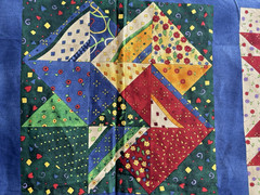 New Cheater Quilt “Suzie Q Quilter” Fabri-Quilt Cotton Fabric 1.8 Yards X 42′ Wd