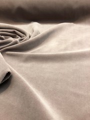 Taupe Velvet Drapery Upholstery 20 oz Fabric by the yard