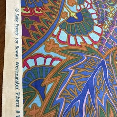 Kaffe Fassett Belle Epoch PWGP 133 Blue 3/4yd Modern Bright Fresh Rowan
