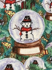 Quilting Fabric Lot – Christmas Holiday Winter, 10 Fat Quarters + 1 FREE!