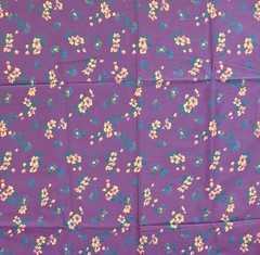 Purple Floral 100% COTTON Sewing Quilting Fabric Choose Length x 42″ Wide