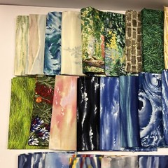 Hancock’s Fabric Paducah Fat Quarters “Natures Elements” Quantity 22 Pieces