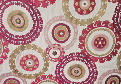 Swavelle Mill Creek Taraz Large Scale Suzani Woven Upholstery Fabric by the yard