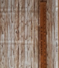 Penny Rose Fabrics WOOD PRINT 1/2 yd cotton GRAIN fencing HOLD Your HORSES Coll