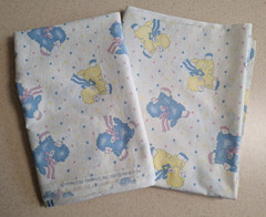 Princess Fabrics Inc Vintage Cotton Fabric Pattern #204 Baby Lambs 70 X 43″ Wide