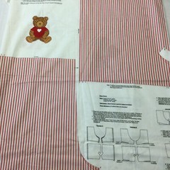 Cranston Print Teddy Bear Boxer Shorts Cut and Sew Fabric Pattern