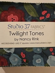 NIP Twilight Tones Studio 37 Fabrics Charm Pack 42 Pieces 5×5 In. Sq.