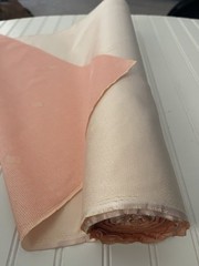 SILK PEACH CREAM FABRIC 5 Yards x 22 Inches Wide or 180 Inches x 22 Wide