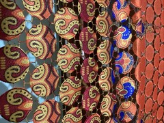 Guipure Cord Lace & Colorful Fabric High Quality 2YD X 44” W Beautiful Colors