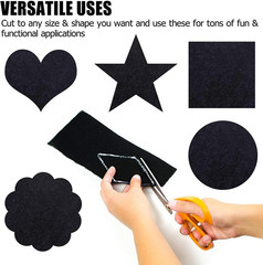 Self Adhesive Felt Fabric, Soft Velvet Drawer Liner, DIY Velvet Fabric for Art