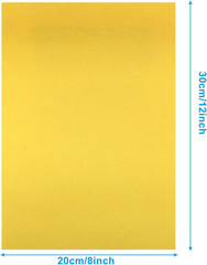 6 Pcs 8 X 12 Inch Felt Sheets for Crafts, 2Mm Thick Yellow Felt Fabric for Craft
