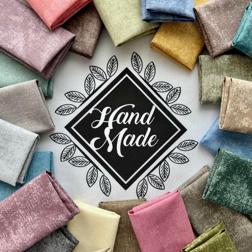 25 PCS Cotton Fabric Squares Bundle 8X8 Inch (20X20 Cm) – Marble Texture Pastel