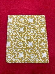 Indian 5 Yard Fabric Cotton Dress Material Sanganeri Floral Print Hand Block