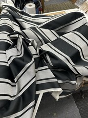 FAUX SILK Striped Fabric 58 Inch DRAPERY UPHOLSTERY Sold By The Yard