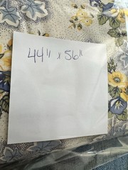 Vintage Fabric Remnant Lot Floral Gingham Solid Cotton Blend Craft Quilting