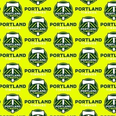 MLS Portland Timbers Major League Soccer Cotton Fabric 36 X 60 inches BTY