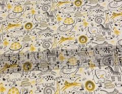 Safari Animals-Super Snuggle Flannel Fabric Approx. 36W (1yard) X 42” L-