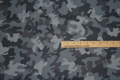 Ocean Navy Blue Camo Camouflage Military Cotton Fabric 1/2 Yard #1723OCEA