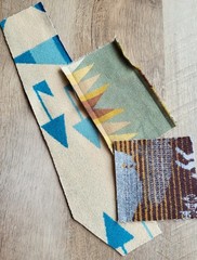 PENDLETON WOOL Fabric Remnants (3), Pendleton Fabric Pieces, Pendleton Scraps