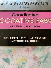 Vtg Performance By Springs Coordinating Fabric Floral Watercolor Camille 45×108