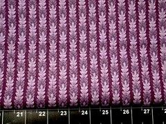 Tina Scrap 9”x21” Purple Swirl Leaf Flower Floral Petal Calico MiniCotton Fabric