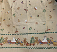 VTG Daisy Kingdom Past & Present Christmas Border Tot # 26022 TOYS 44″x44″