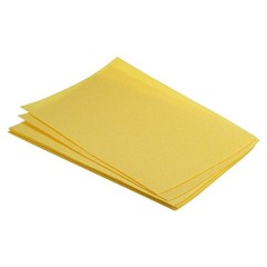 Soft Felt Sheets Glitter Self Adhesive Yellow Fiber 11.8″ x 7.8″ 6pcs