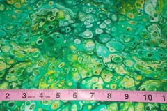 BTY QT Fusion SURF Emerald Print 100% Cotton Quilt Craft Fabric by Yard