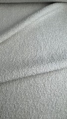 Kirkby Design Gobi in Cream Fabric – Chenille Bouclé Weave – Yardage – Price per