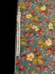 Vtg OOP 2 3/4 Yds RJR Fashion Fabric by Thimbleberries “Berry Patch” Strawberry