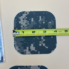 MILITARY ACU DIGITAL CAMO UNIFORM REPAIR NO-IRON PATCH SET OF 2 4X4 PATCHES