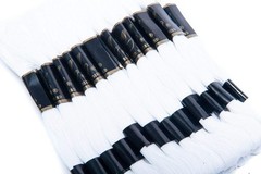 White Embroidery Floss, 24 Skeins Thread 24 skeins,