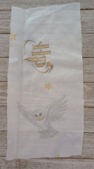 harry potter owl hedwig fun fabric 12 x 5.5 inch 1pc