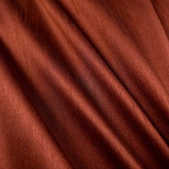 COPPER PENNY FAUX SILK POLY DUPIONI FABRIC 58″ BY THE YARD COPPER BRICK BATINA