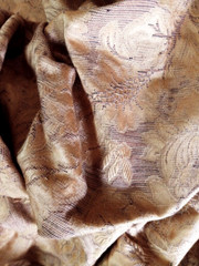 Gold Damask Soft Mocha Accent Color & Detail Elegant Pattern High-End Heavy