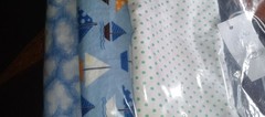 Assorted Blue Fabric/sale Boats ( Lot 3)