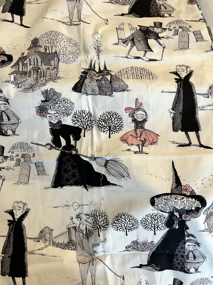 Alexander Henry The Ghastlies Cotton Fabric 3 Yards! 2009 RETIRED