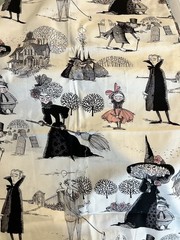 Alexander Henry The Ghastlies Cotton Fabric 3 Yards! 2009 RETIRED