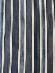 Lakeside Stripe S1016/07 Linen Fabric by Pollack in Indigo Blue 5 Yards