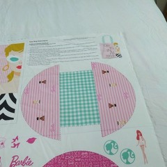 Riley Blake Barbie Fabric Panel Barbie™ World Barbie Bag Panel Cotton Fabric