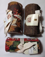 Lot of 3 RJR Fabrics Thimbleberries Twice the charm rolls. Please read.