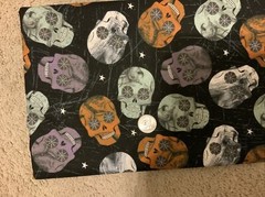 Designs Exclusively For Joann Cotton Fabric Skulls 44 X 109 Inches (3 Yards)