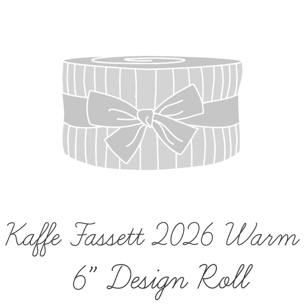 Kaffe Fassett 6″ Strip Roll in 2026 Warm by Free Spirit