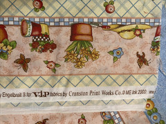 Friends Garden of Life Pastels Cheater Quilt 2.25Y VTG Mary Engelbreit Fabric