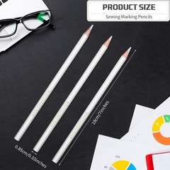 Outus 24 Pcs Sewing White Fabric Pencil Bulk Dress 1 Count (Pack of 1),