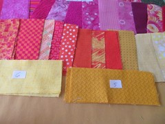 240 Precut Cotton Quilt Pieces Lot-Rectangle Cuts 4.5″ x 2.5″ and 6.5″ x 2.5″