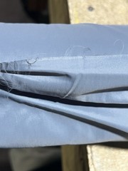 Mid Grey Nylon Jacket Liner Fabric 60”W Garment Material by the Yard